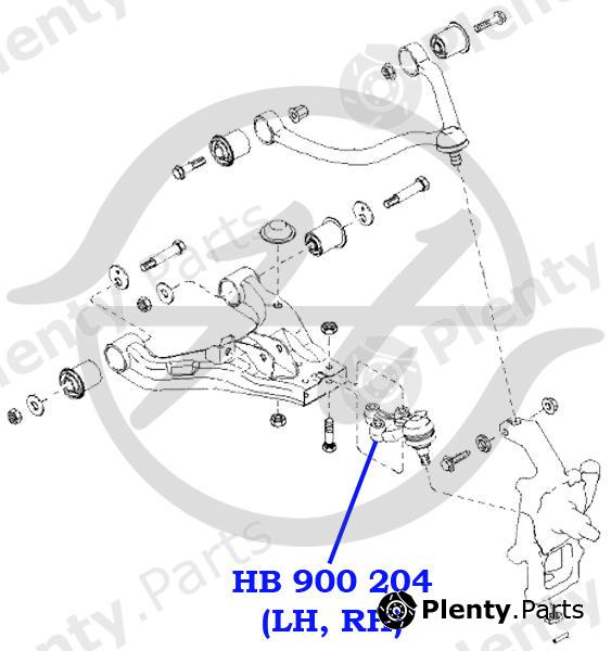  HANSE part HB900204 Replacement part