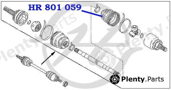  HANSE part HR801059 Replacement part