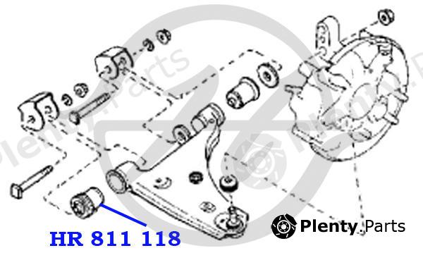  HANSE part HR811118 Replacement part