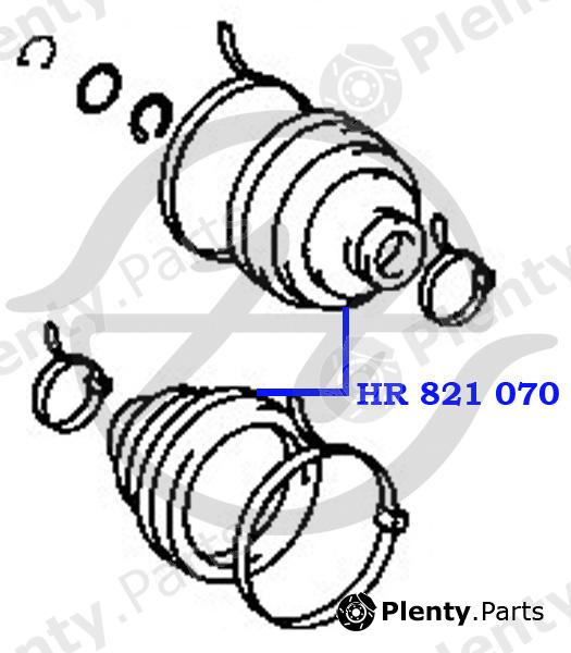  HANSE part HR821070 Replacement part