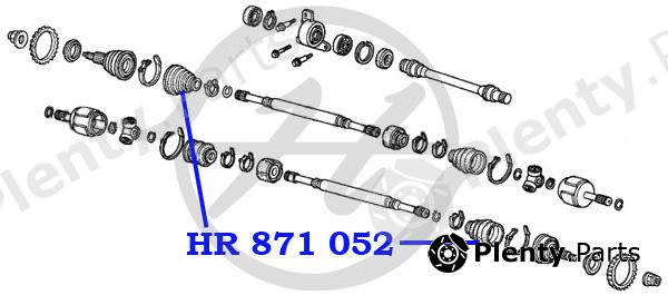  HANSE part HR871052 Replacement part