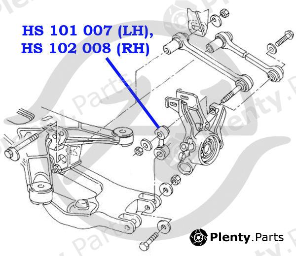  HANSE part HS102008 Replacement part
