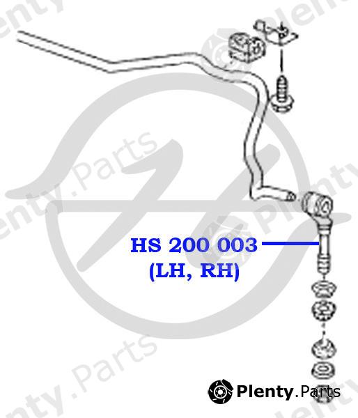  HANSE part HS200003 Replacement part