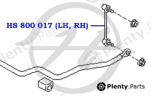 HANSE part HS800017 Replacement part