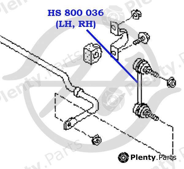  HANSE part HS800036 Replacement part