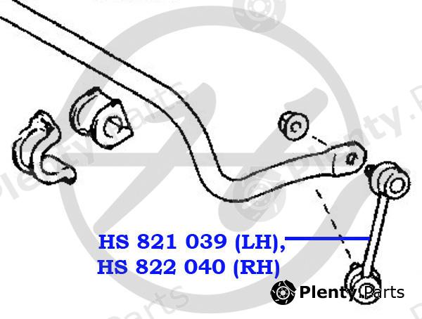  HANSE part HS822040 Replacement part
