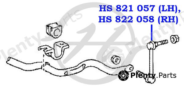  HANSE part HS822058 Replacement part