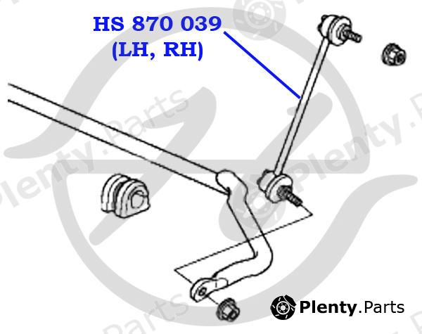  HANSE part HS870039 Replacement part