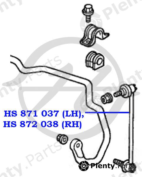  HANSE part HS871037 Replacement part