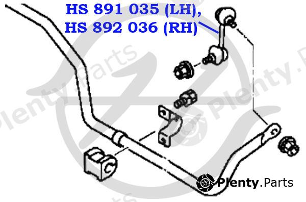  HANSE part HS891035 Replacement part