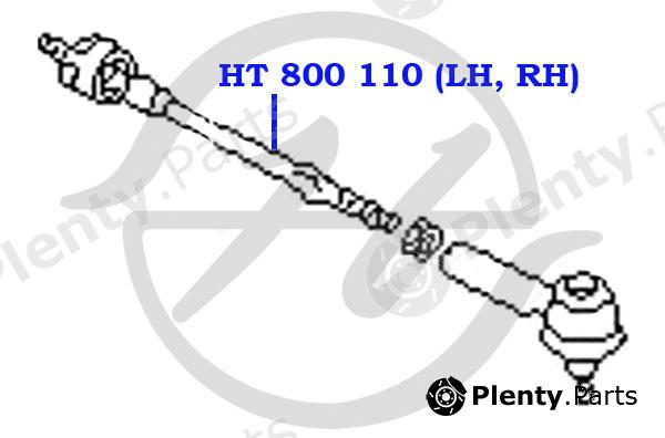  HANSE part HT800110 Replacement part