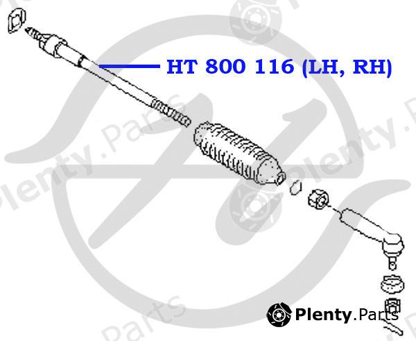  HANSE part HT800116 Replacement part