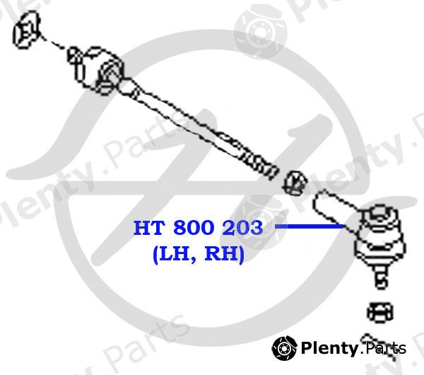  HANSE part HT800203 Replacement part