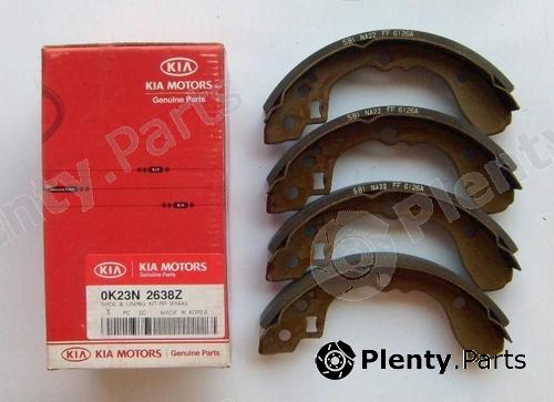 Genuine HYUNDAI / KIA (MOBIS) part 0K23N2638Z Brake Shoe Set