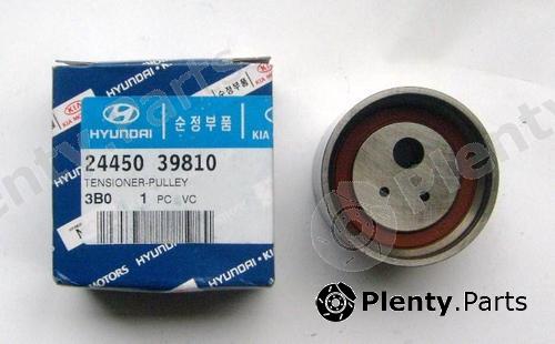 Genuine HYUNDAI / KIA (MOBIS) part 2445039810 Tensioner Pulley, timing belt