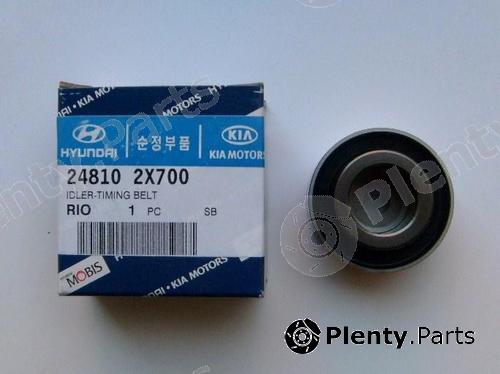 Genuine HYUNDAI / KIA (MOBIS) part 24810-2X700 (248102X700) Deflection/Guide Pulley, timing belt