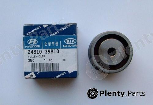 Genuine HYUNDAI / KIA (MOBIS) part 2481039810 Deflection/Guide Pulley, timing belt