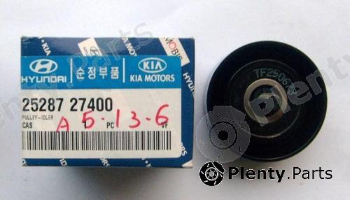 Genuine HYUNDAI / KIA (MOBIS) part 25287-27400 (2528727400) Deflection/Guide Pulley, v-ribbed belt