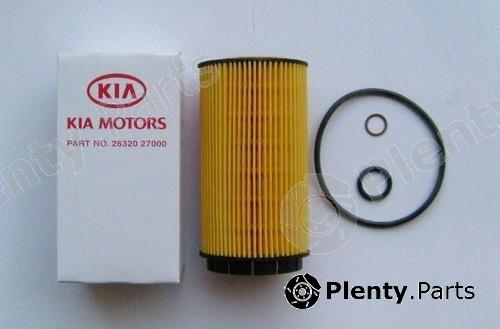 Genuine HYUNDAI / KIA (MOBIS) part 26320-27000 (2632027000) Oil Filter