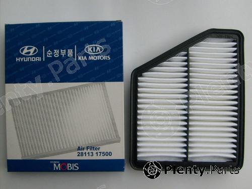 Genuine HYUNDAI / KIA (MOBIS) part 28113-17500 (2811317500) Air Filter