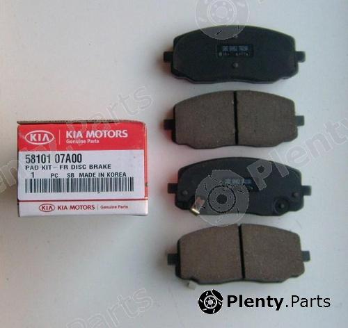 Genuine HYUNDAI / KIA (MOBIS) part 5810107A00 Brake Pad Set, disc brake