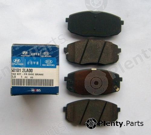 Genuine HYUNDAI / KIA (MOBIS) part 581012LA00 Brake Pad Set, disc brake