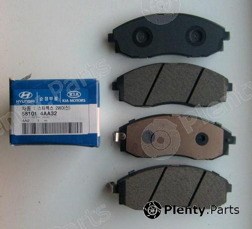 Genuine HYUNDAI / KIA (MOBIS) part 581014AA32 Brake Pad Set, disc brake