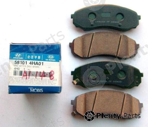 Genuine HYUNDAI / KIA (MOBIS) part 581014HA01 Brake Pad Set, disc brake