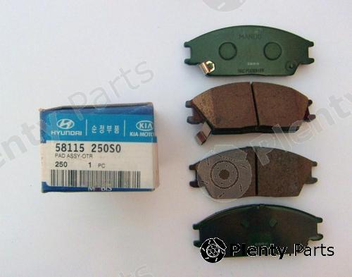 Genuine HYUNDAI / KIA (MOBIS) part 58115250S0 Brake Pad Set, disc brake