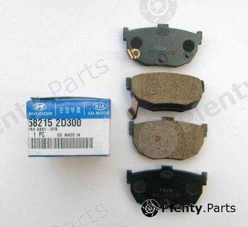 Genuine HYUNDAI / KIA (MOBIS) part 582152D300 Brake Pad Set, disc brake