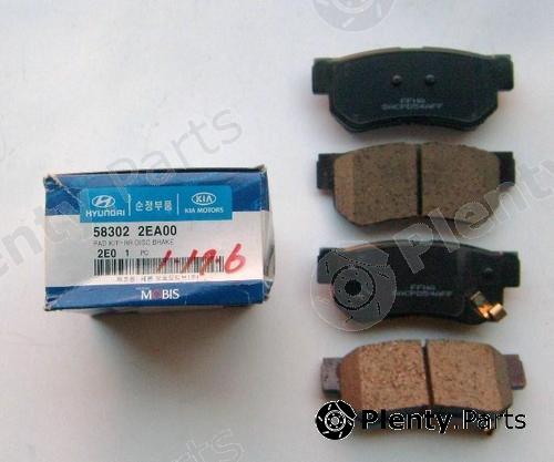Genuine HYUNDAI / KIA (MOBIS) part 583022EA00 Brake Pad Set, disc brake