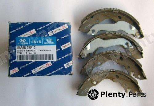 Genuine HYUNDAI / KIA (MOBIS) part 5830525F10 Brake Shoe Set