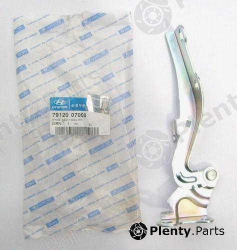 Genuine HYUNDAI / KIA (MOBIS) part 7912007000 Hinge, bonnet