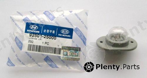 Genuine HYUNDAI / KIA (MOBIS) part 92501-25000 (9250125000) Licence Plate Light