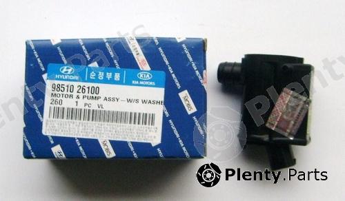 Genuine HYUNDAI / KIA (MOBIS) part 9851026100 Water Pump, window cleaning
