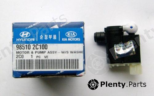 Genuine HYUNDAI / KIA (MOBIS) part 98510-2C100 (985102C100) Water Pump, window cleaning