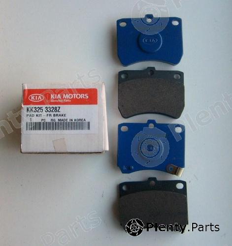 Genuine HYUNDAI / KIA (MOBIS) part KK3253328Z Brake Pad Set, disc brake