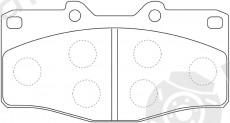 NiBK part PN1393 Brake Pad Set, disc brake