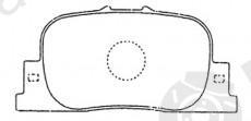  NiBK part PN1431 Brake Pad Set, disc brake