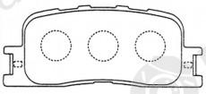  NiBK part PN1458 Brake Pad Set, disc brake