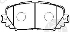  NiBK part PN1518 Brake Pad Set, disc brake