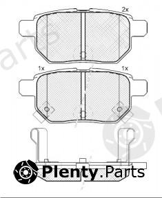  NiBK part PN1519 Brake Pad Set, disc brake