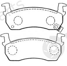  NiBK part PN2131 Brake Pad Set, disc brake