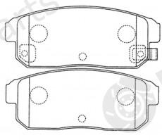  NiBK part PN2467 Brake Pad Set, disc brake