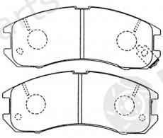  NiBK part PN5194 Brake Pad Set, disc brake