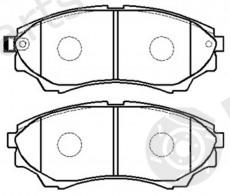  NiBK part PN5800 Brake Pad Set, disc brake
