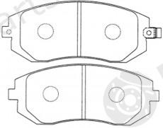 NiBK part PN7460 Brake Pad Set, disc brake