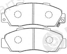  NiBK part PN8254 Brake Pad Set, disc brake