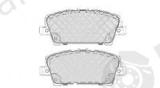  NiBK part PN8866 Brake Pad Set, disc brake