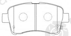  NiBK part PN9461 Brake Pad Set, disc brake